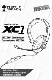 Turtle Beach Ear Force XC1 Quick Start Guide