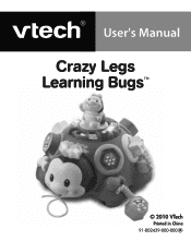 Vtech Crazy Legs Learning Bugs Pink User Manual