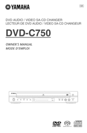 Yamaha DVD-C750 Owners Manual