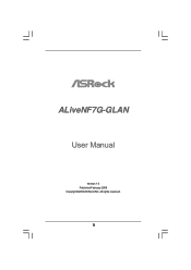ASRock ALiveNF7G-GLAN User Manual
