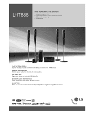 LG LHT888 Specification