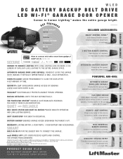 LiftMaster WLED WLED Product Guide - English