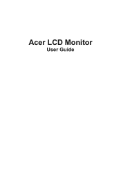 Acer X32FP User Manual