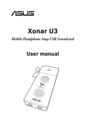 Asus XONAR U3 User Manual