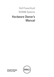 Dell PowerVault NX3500 Hardware Owner's Manual