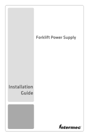 Intermec PB51 Forklift Power Supply Installation Guide