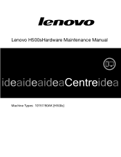 Lenovo H500s Lenovo H500s Hardware Maintenance Manual
