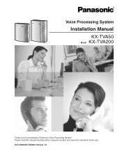 Panasonic KX-TVA594 Installation Manual