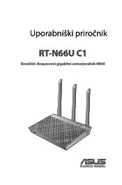 Asus RT-N66U C1 users manual in Slovenian