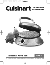 Cuisinart WAF-R WAF-R Manual