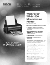 Epson WF-M1030 Product Specifications
