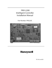 Honeywell PRO22IC Installation Manual
