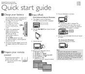 Philips DCP852 Quick start guide