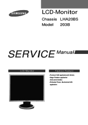 Samsung 203B Service Manual