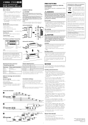 Yamaha DCH8 DCH8 Owners Manual