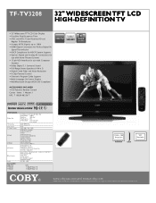 Coby TF-TV3208 Brochure