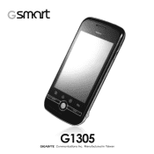 Gigabyte GSmart G1305 User Manual - GSmart G1305 English Version