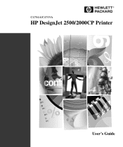 HP Designjet 2000/3000cp HP DesignJet 2500/2000CP Printer - User's Guide