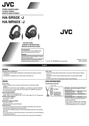 JVC HA-MR60X Operation Manual