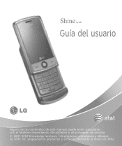 LG CU720 Black Owners Manual - Spanish