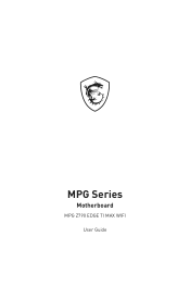 MSI MPG Z790 EDGE TI MAX WIFI User Manual 1