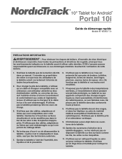 NordicTrack Portal 10i Canadian French Manual