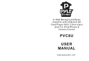 Pyle PVC8U PVC8U Manual 1