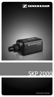 Sennheiser SKP 2000 Instructions for Use