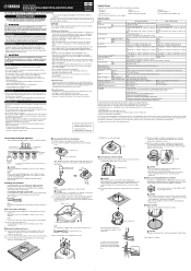 Yamaha VXC8-VA Owner's Manual