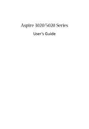 Acer Aspire 5020 Aspire 5020 User's Guide