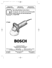 Bosch 1773AK Operating Instructions