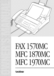 Brother International MFC-1870MC Users Manual - English