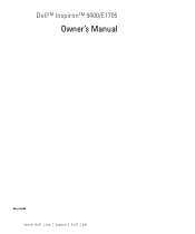 Dell E1705 Owners Manual
