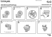 Lexmark X85 Setup Sheet (953 KB)