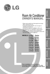 LG LS-L1210CL Owners Manual