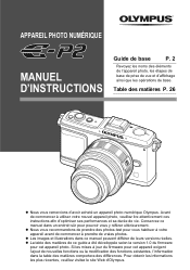 Olympus E-P2 E-P2 Manuel d'instructions (Français)