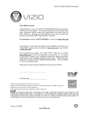 Vizio VO420E VO420E HDTV User Manual