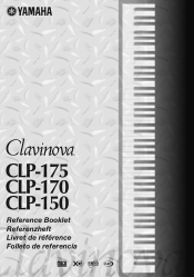 Yamaha CLP-175 Reference Booklet