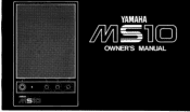 Yamaha MS10 Owner's Manual (image)
