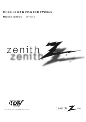 Zenith D60WLCD Operation Manual
