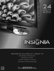 Insignia NS-24ED200NA14 Information Brochure (English)