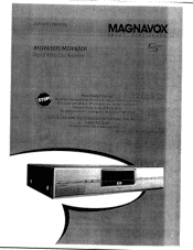 Magnavox MDV630R1 User Manual