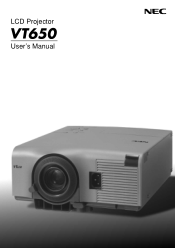 NEC VT650 User Manual