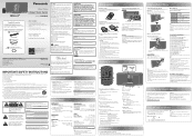 Panasonic SC-HC05K SCHC05 User Guide