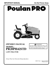 Poulan PR20PH42STD User Manual