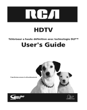 RCA HD61LPW42 User Guide & Warranty (French)