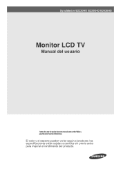 Samsung B2330HD User Manual (user Manual) (ver.1.0) (Spanish)
