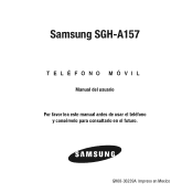 Samsung SGH-A157 User Manual Ver.lc4_f5 (Spanish(north America))