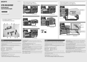 Sony STR-DA4600ES Quick Setup Guide