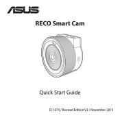 Asus RECO Smart Car and Portable Cam RECOSmartCam Users ManualMultiple Languages